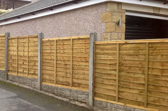 6ft Waney Lap Fence Panel